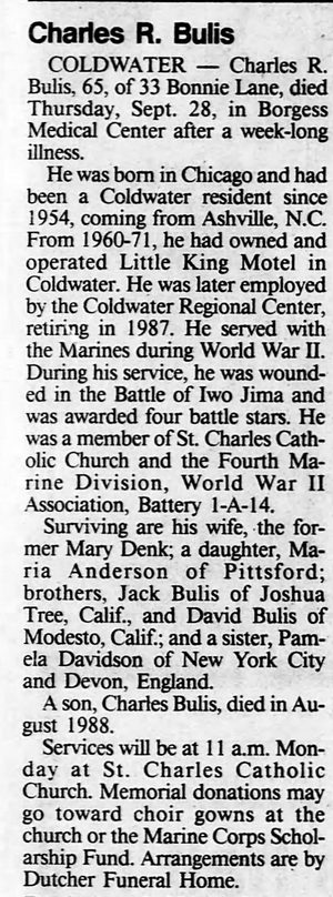 Little King Motel - Sept 1989 Former Owner Passes Away (newer photo)